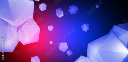 3d render. Abstract backgro...