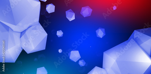 3d render. Abstract backgro...