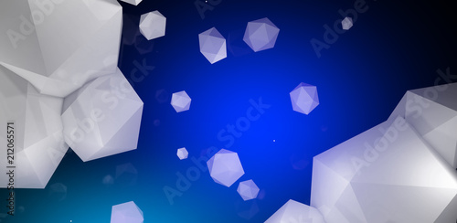 3d render. Abstract backgro...