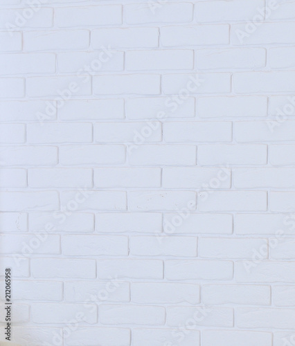Modern white brick wall texture