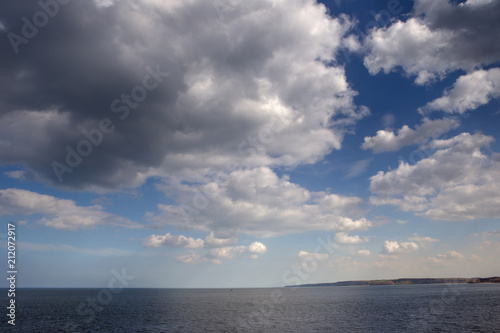 english seascape looking out at the sea