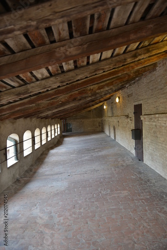 Il sottotetto del castello