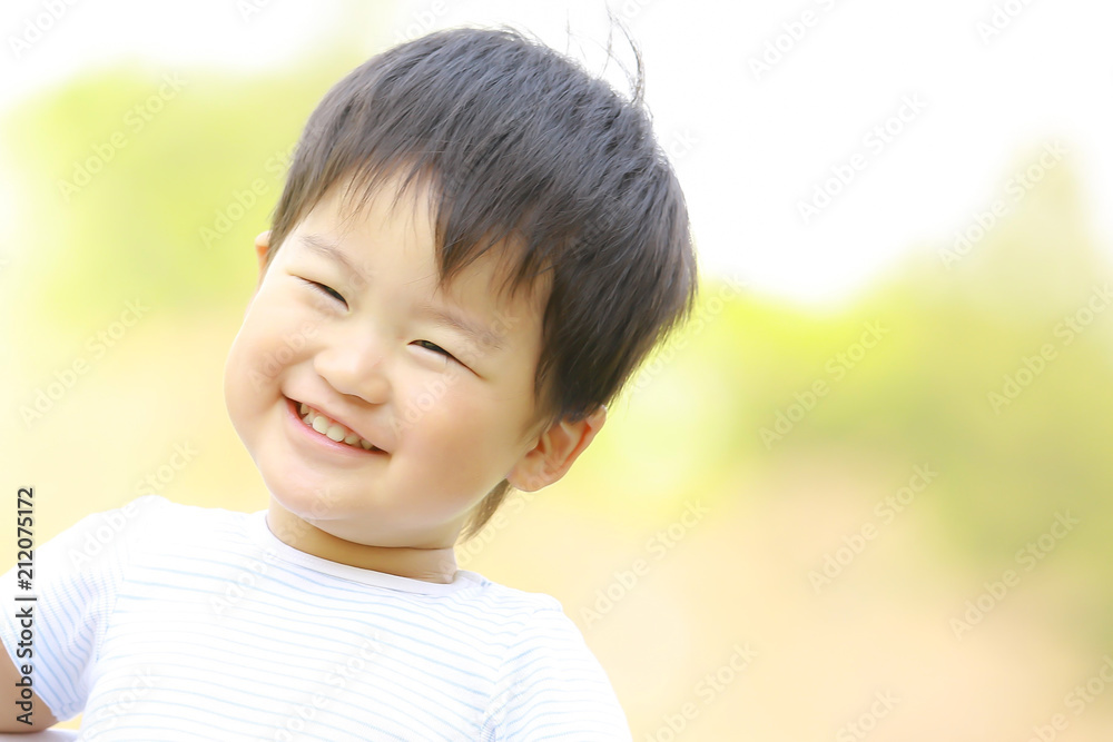 笑顔の男の子 笑顔の男の子