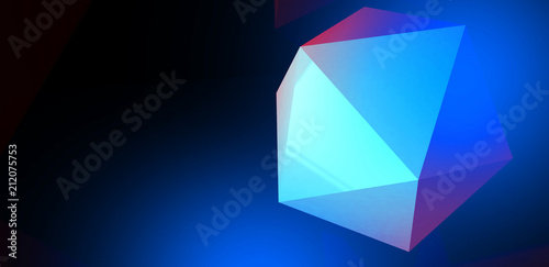 3d render. Abstract backgro...