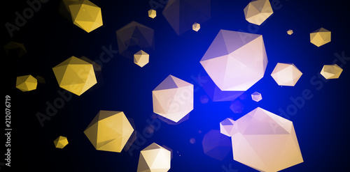 3d render. Abstract backgro...