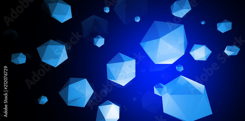 3d render. Abstract backgro...