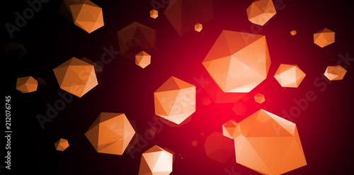 3d render. Abstract backgro...