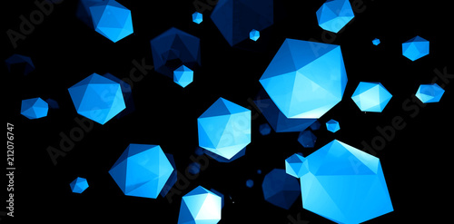 3d render. Abstract backgro...