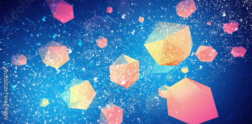 3d render. Abstract backgro...