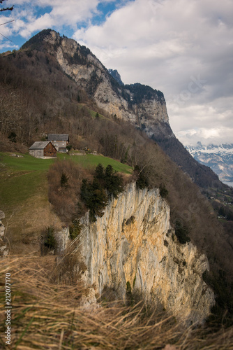 Klippen   ber dem Walensee