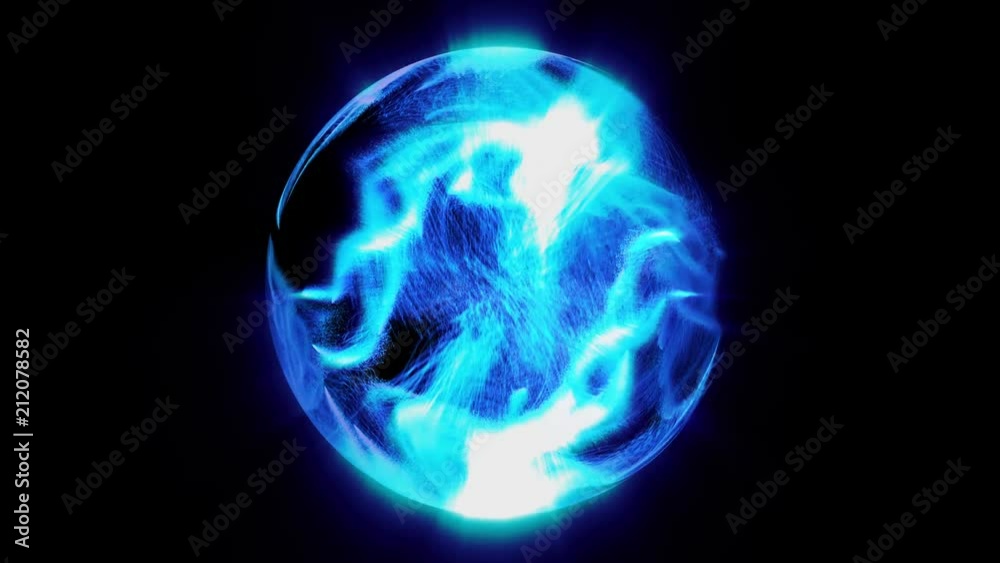 Shining flows of blue particles in the form of the sphere on black background. Seamless loop 3D motion graphics, 4K abstract animation. Shining flows of blue particles in the form of the sphere on black background. Seamless loop 3D motion graphics, 4K abstract animation.