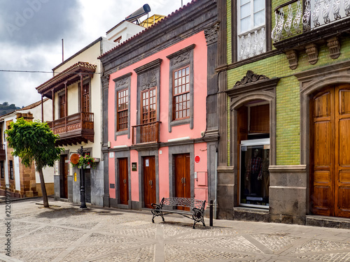 Stadt mit Namen Teror auf Gran Canaria photo