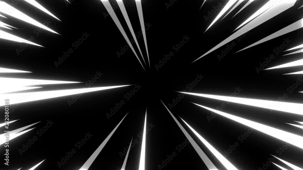Anime background of Comic speed radial background