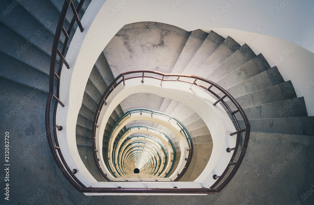Fototapeta premium Spiral staircase