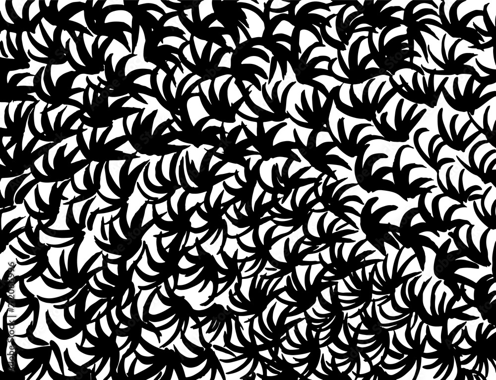 Vintage pattern. Background. Brush. Vector.