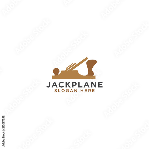 Jack plane logo design template