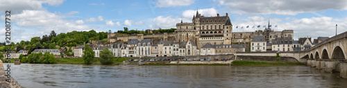Panoramic view of the Chateau at Amboise in the Loire valley, France © Michael Evans