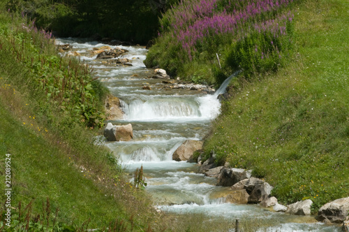 Foto Fane Bach auf der Fane Alm in Südtirol