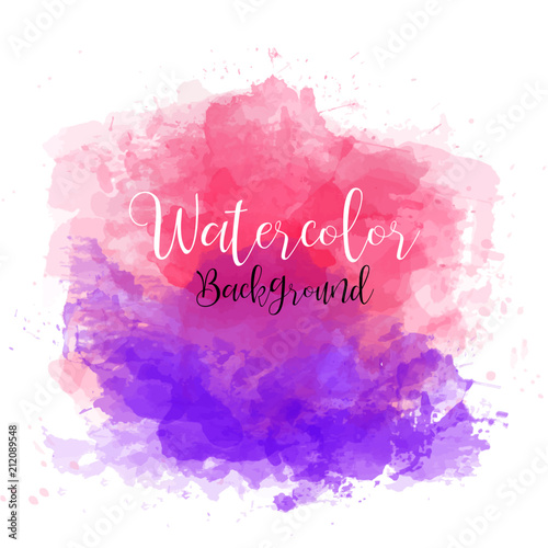  Beautiful watercolor modern banner . Background for design