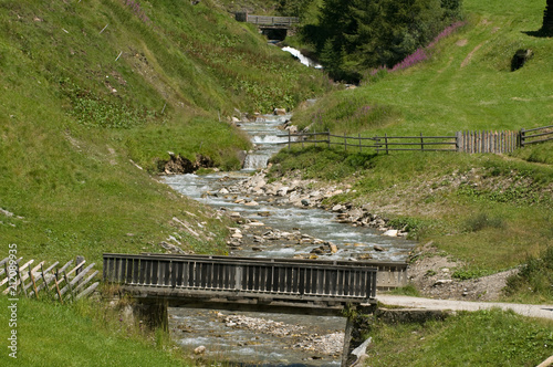 Quadro su tela Fane Bach auf der Fane Alm in Südtirol