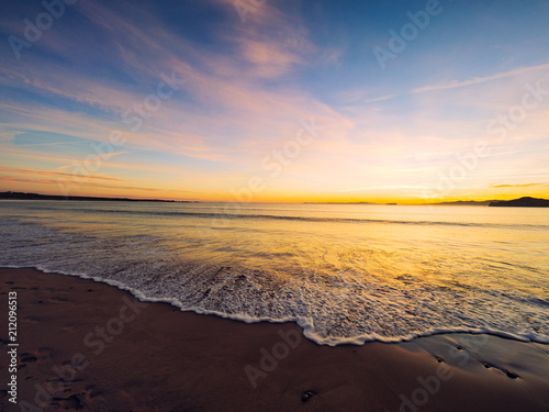 sunset of donegal beach Ireland