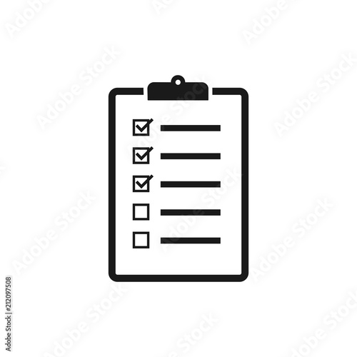 Checklist simple icon
