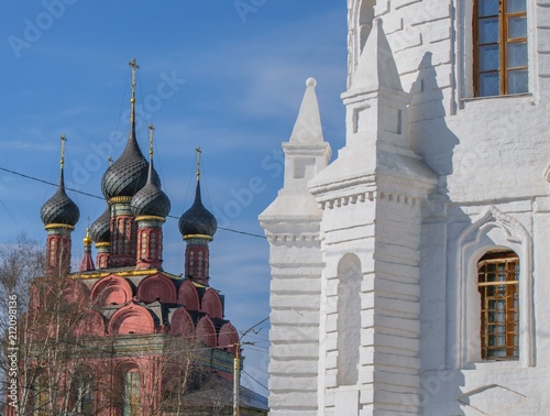 The dome of the Church of the Epiphany in Yaroslavl photo