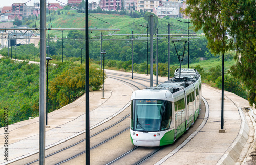 City tram in Constantine, Algeria