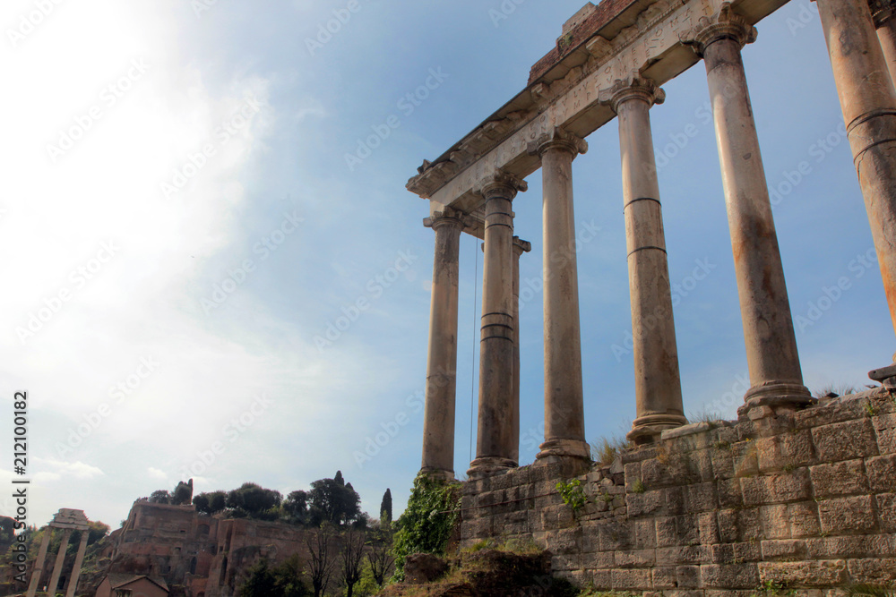 Fototapeta premium Le Forum Romain à Rome