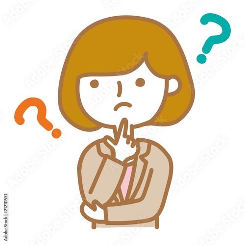 考えこむ女性