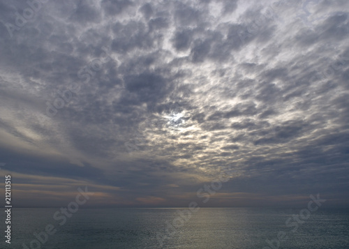 Cloudy evening at the sea © jockermax3d