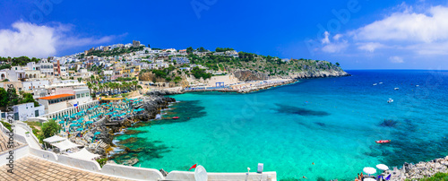 Castro - beautiful coastal town in Salento, Puglia. italy. Italian summer holidays