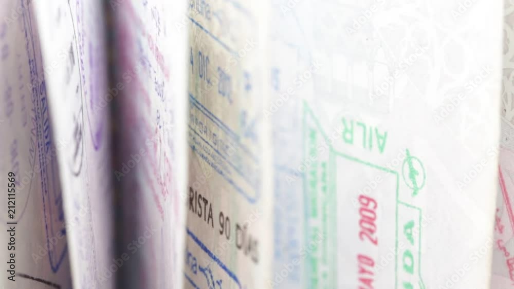 blur and passport in the white background like concept of travel blur and passport in the white background like concept of travel