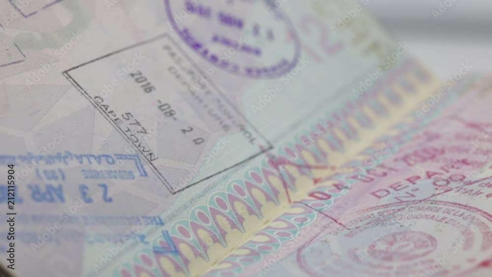 blur and passport in the white background like concept of travel blur and passport in the white background like concept of travel
