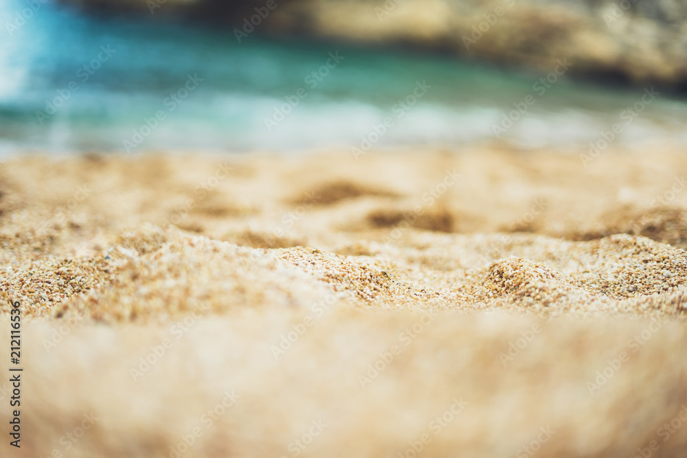 coastline beach on sunny day background of sea and sky, gold sand close up blur, tourism relax concept, seascape perspective vacation, summer walk on ocean, mock up coastline beach on sunny day background of sea and sky, gold sand close up blur, tourism relax concept, seascape perspective vacation, summer walk on ocean, mock up