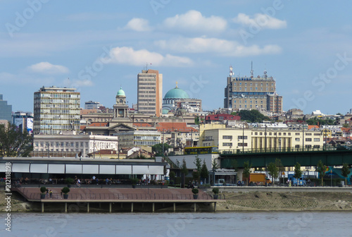 View to Belgrade over Sava river