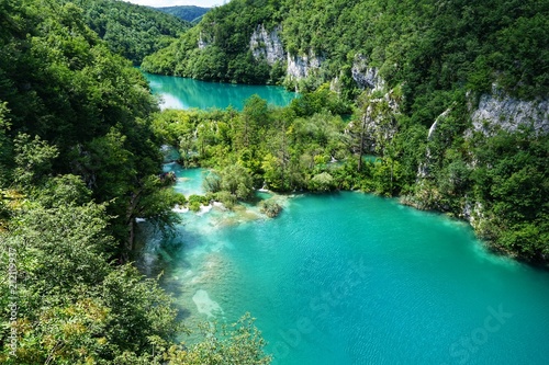 Wasserfälle an der Plitwitzer Seen in Kroatien - Plitvice © franziskahoppe