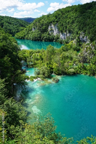 Wasserfälle an der Plitwitzer Seen in Kroatien - Plitvice © franziskahoppe