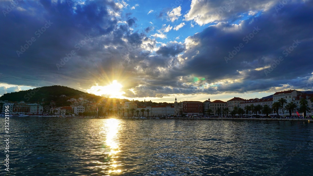 Sonnenuntergang in Split - Kroatien - Balkan