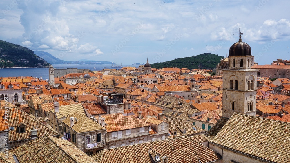 Dubrovnik - Stadt in Kroatien - Stadtmauer