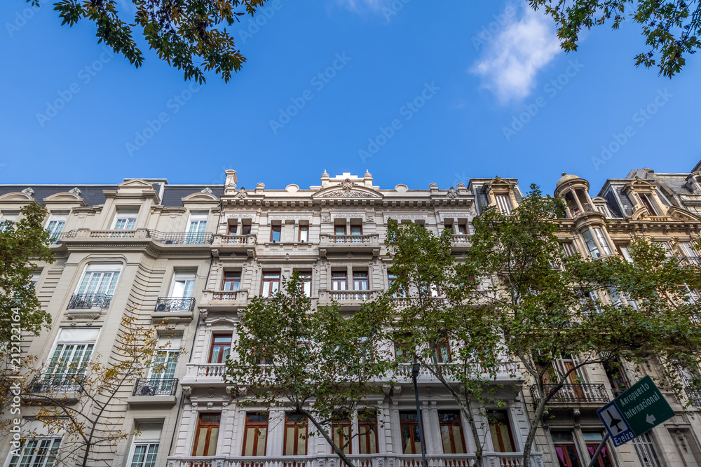 Buildings at Avenida de Mayo - Buenos Aires, Argentina