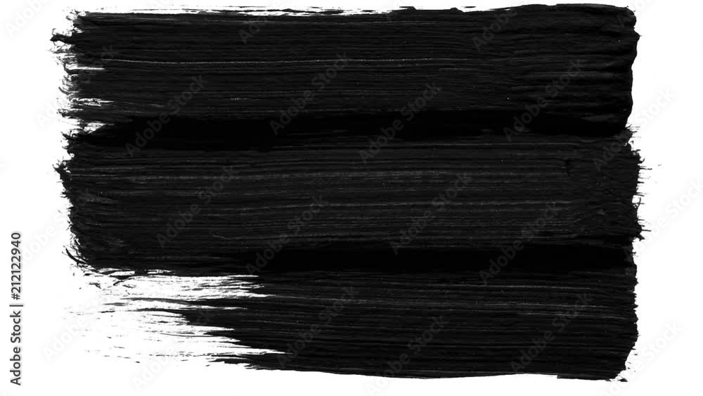Brush stroke black and white transition background. Animation of paint splash. Abstract background for ad and presentations