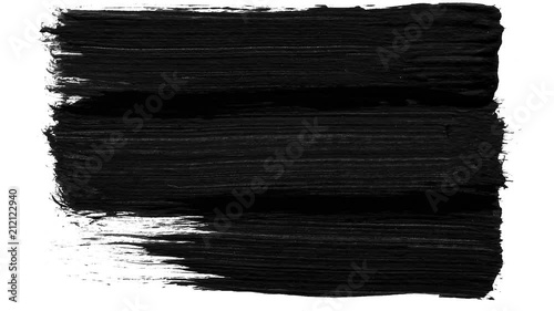 Brush stroke black and white transition background. Animation of paint splash. Abstract background for ad and presentations