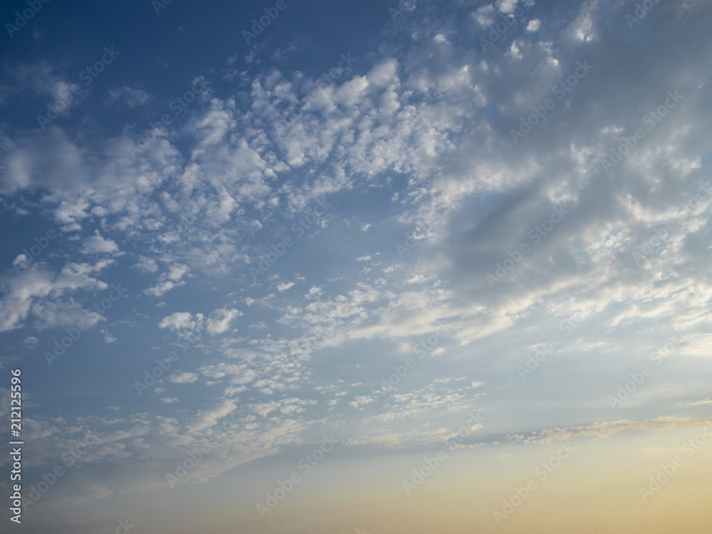 Fototapeta premium Clouds in the blue sky