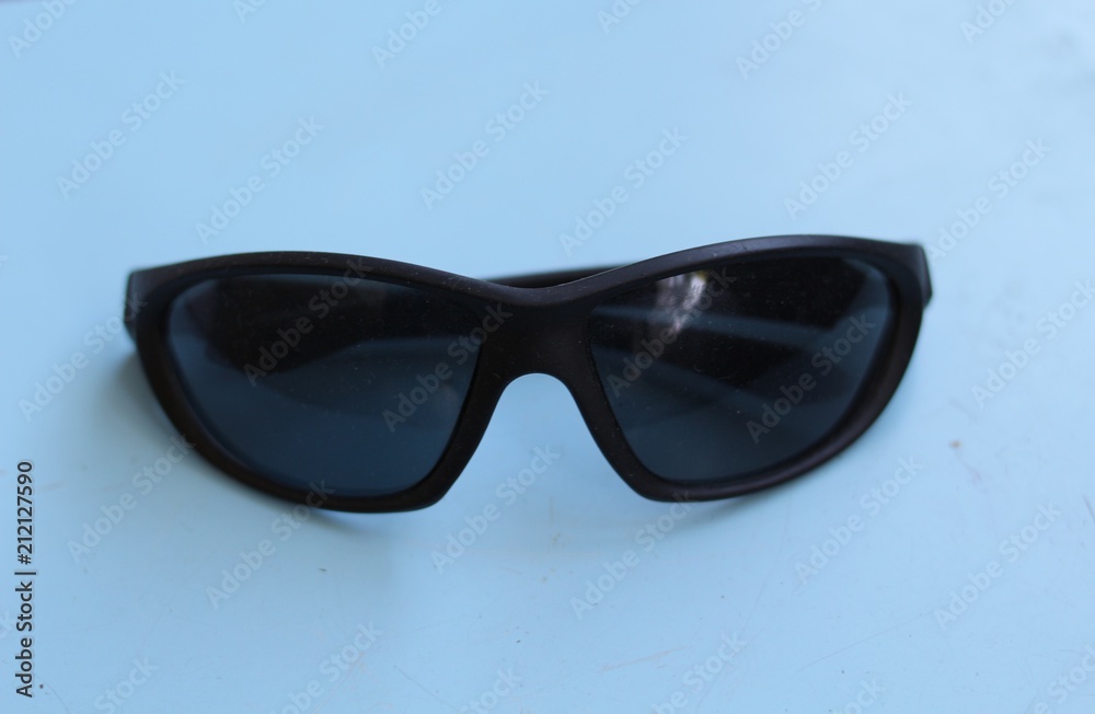 Black sunglasses for protection from the sun Black sunglasses for protection from the sun