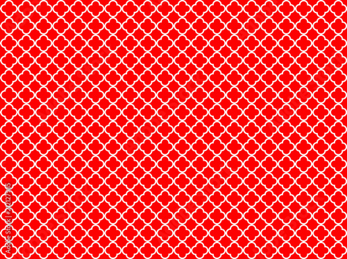 Moroccan pattern seamless red