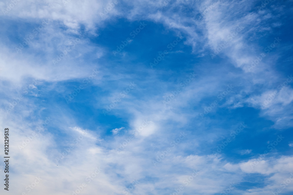 Beautiful blue sky with clouds fleece. Abstract background. Beautiful blue sky with clouds fleece. Abstract background.