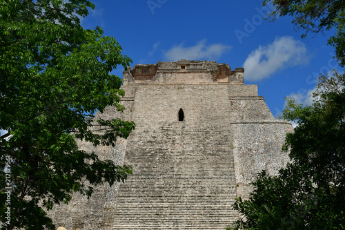 Uxmal; United Mexican State - may 18 2018 : pre Columbian site photo