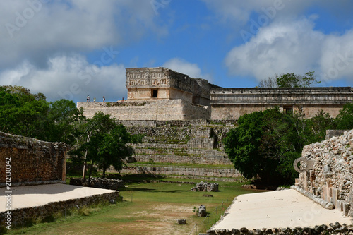 Uxmal; United Mexican State - may 18 2018 : pre Columbian site photo