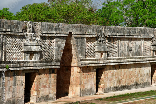 Uxmal; United Mexican State - may 18 2018 : pre Columbian site photo